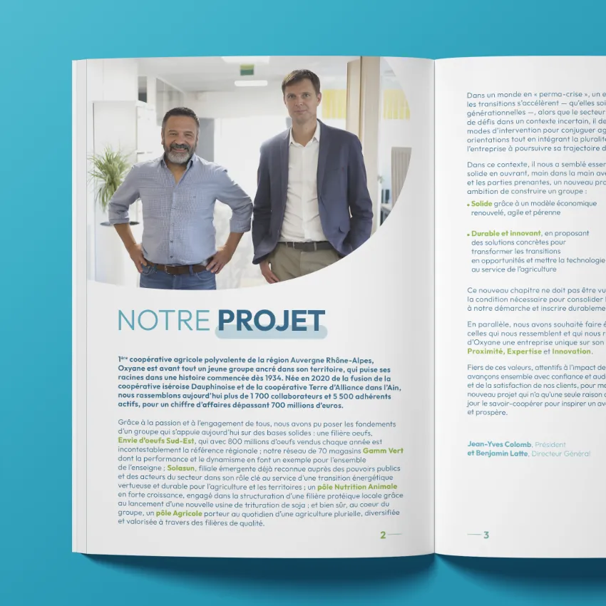 Oxyane, livret Horizon 2030, pages intérieures
